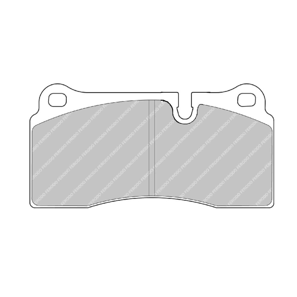 Ferodo DS Performance brake pads rear for AUDI R8 4.2 FSI quattro 04.07 - 09.10 caliper BREMBO - F-DS1281P - FDS1281 - 3661768789445
