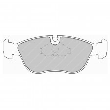 Bremsbeläge Ferodo DS Performance vorne für VOLVO 850 2.0 06.91 - 12.96 Bremssattel ATE