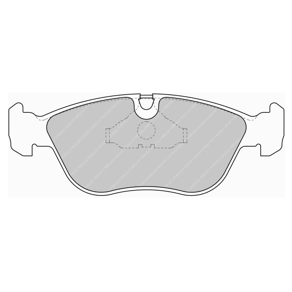 Plaquettes de frein Ferodo DS Performance avant pour VOLVO 850 2.0 06.91 - 12.96 étrier ATE - F-DS1285P - FDS1285 - 3661768789452