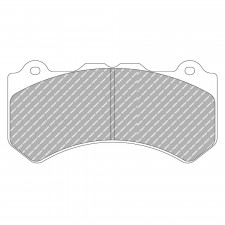 Pastiglie freno anteriori Ferodo DS Performance per AUDI RS6 quattro 04.08 - 08.10 pinza BREMBO