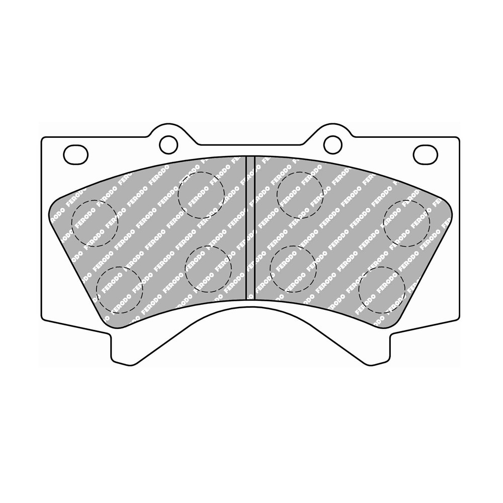 Pastiglie freno anteriori Ferodo DS Performance per LEXUS LX 570 11.07 - pinza ADVICS - F-DSE4229P - FDSE4229 - 3661768790953