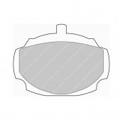 Pastiglie freno anteriori Ferodo DS Performance per MG MGb 01. Agosto 01.66 - 12.80 pinza LOOKHEED