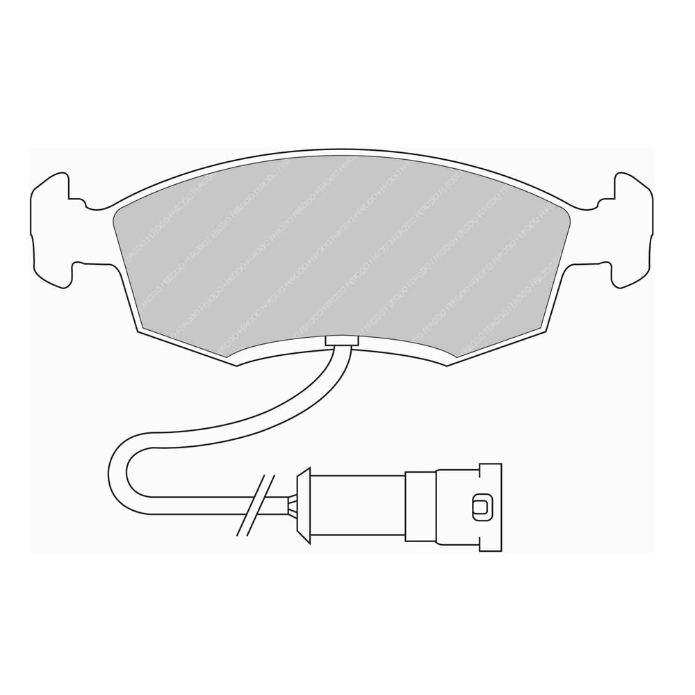 Plaquettes de frein Ferodo DS Performance avant pour FORD Escort 1.8 16V XR3i 02.92 - 12.92 étrier ATE - F-DS276P - FDS276 - 3661768790106