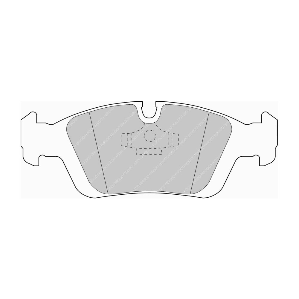 Plaquettes de frein Ferodo DS Performance avant pour BMW 3 Series 316 i 09.90 - 09.93 étrier ATE - F-DS725P - FDS725 - 3661768790601