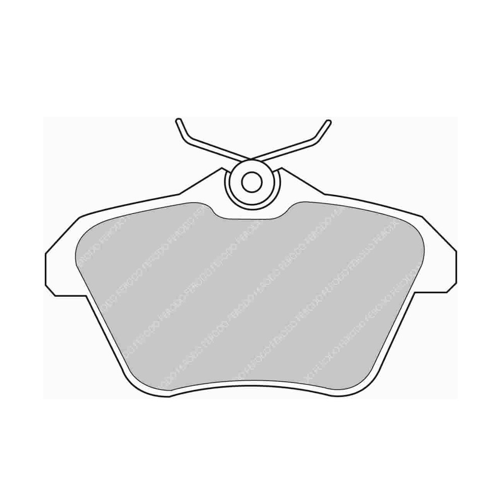 Pastiglie freno posteriore Ferodo DS Performance per ALFA 156 1.6 i Twin Spark Berlina 16V 09.97 - 09.05 pinza LUCAS/TRW - F-DS995P - FDS995 - 3661768790908