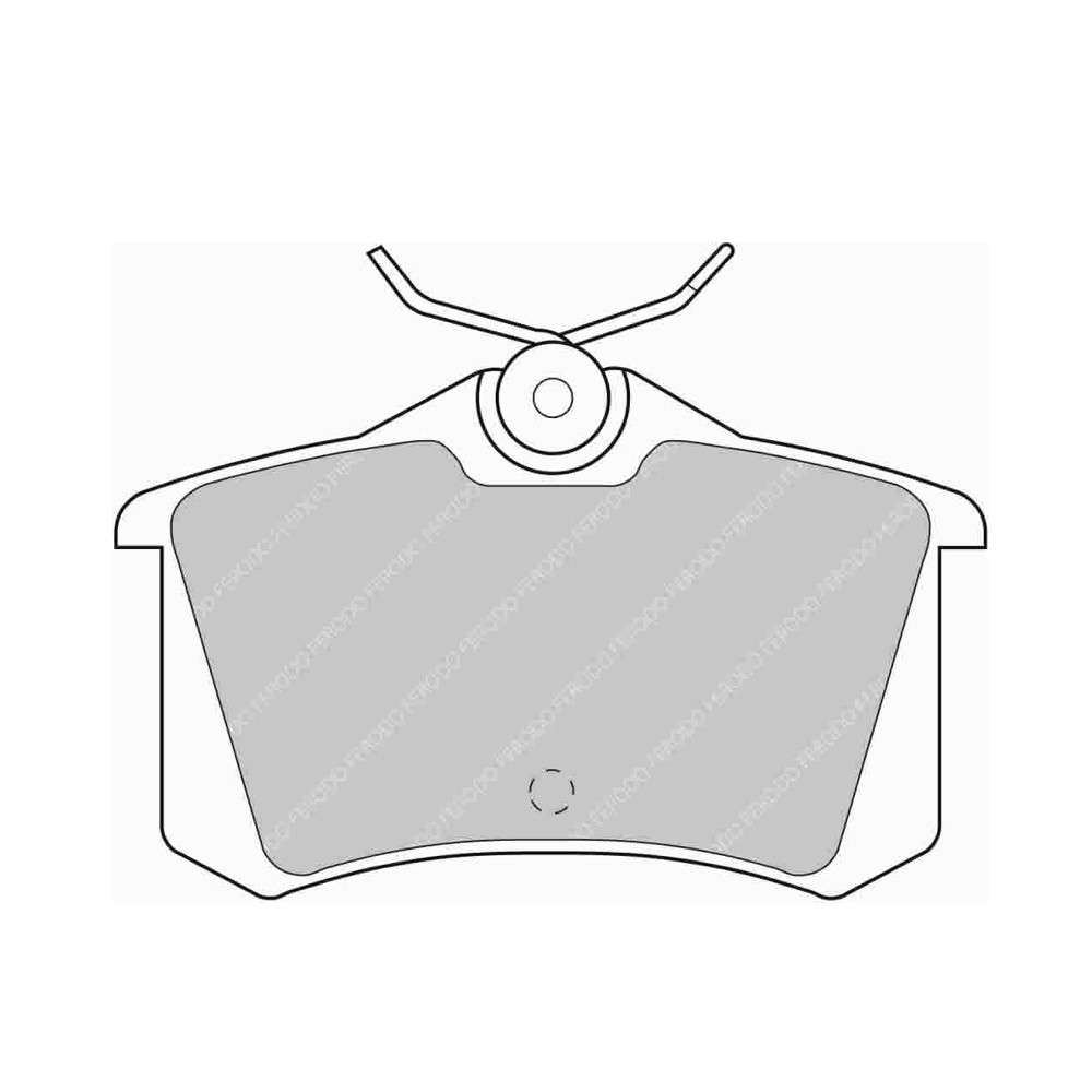 Bremsbeläge Ferodo DS Performance hinten für LANCIA Delta 2.0 16V HF Evo Integrale 06.93 - 01.94 Bremssattel LUCAS/TRW - F-DS726P - FDS726 - 3661768790618