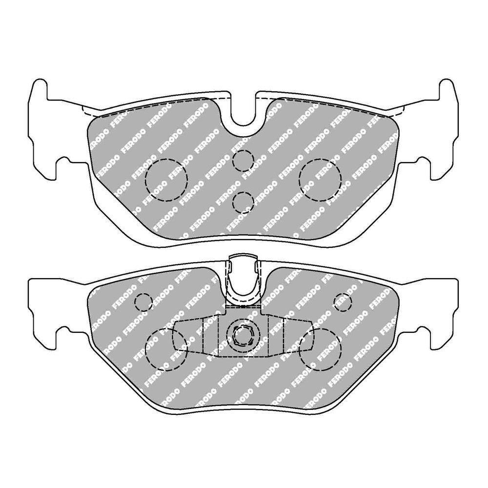 Plaquettes de frein Ferodo DS Performance arrière pour BMW 1 Series 120d Coupe' 10.07 -  étrier ATE - F-DS1807P - FDS1807 - 3661768790052