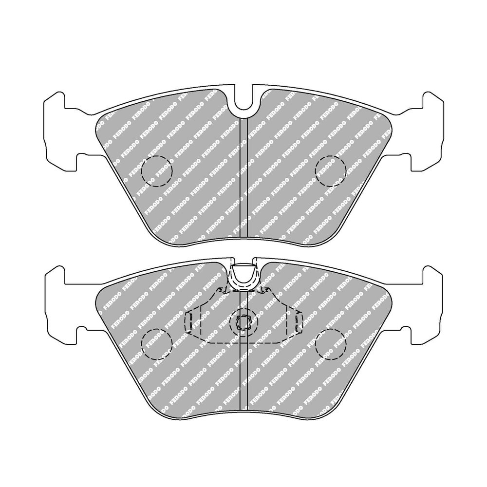 Plaquettes de frein Ferodo DS Performance avant pour BMW 3 Series 330 d 10.99 - 02.05 étrier ATE - F-DS1073P - FDS1073 - 3661768789360
