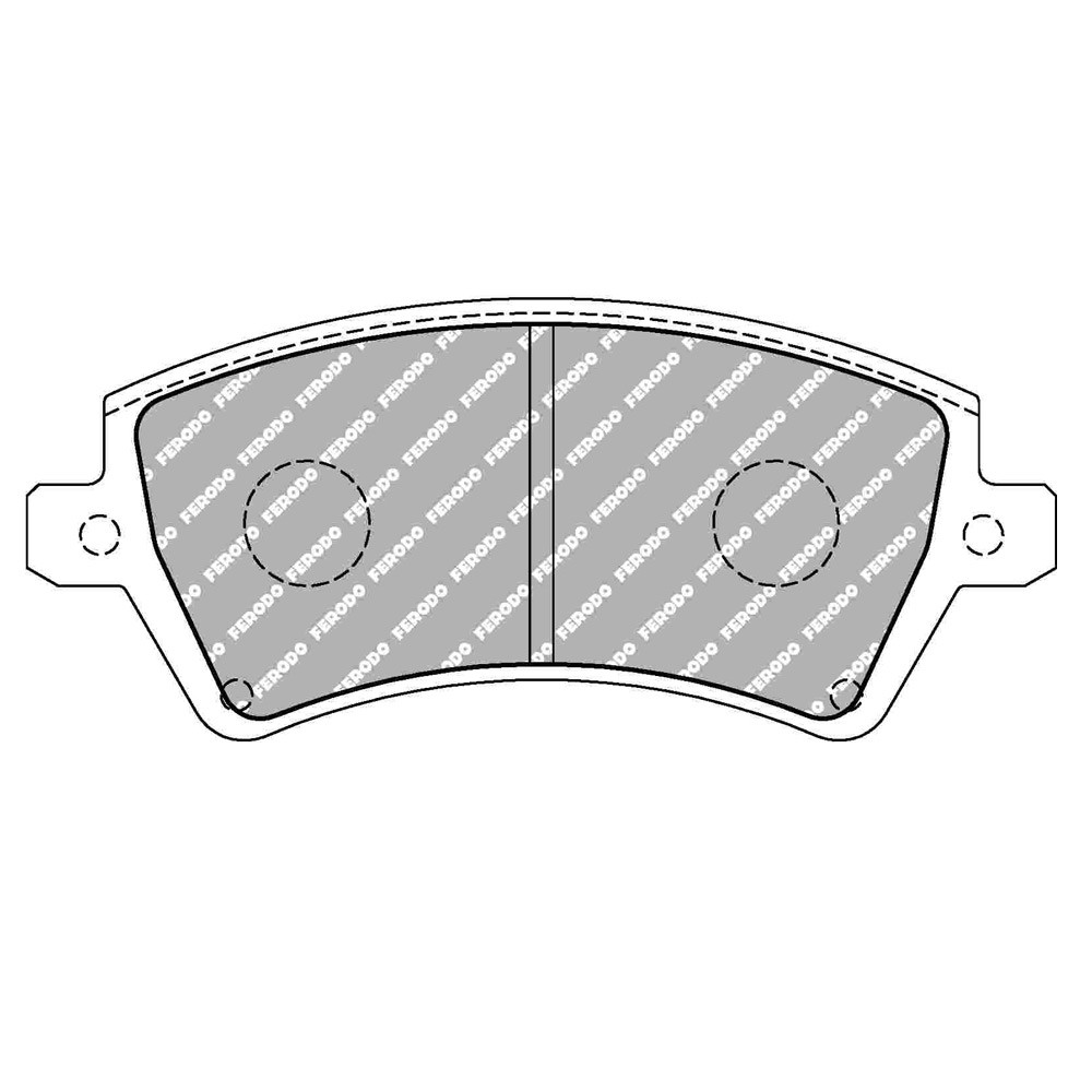 Plaquettes de frein Ferodo DS Performance avant pour TOYOTA Corolla 1.4 VVTI (E12U) 01.02 - 02.07 étrier LUCAS/TRW - F-DS1573P - FDS1573 - 3661768789858