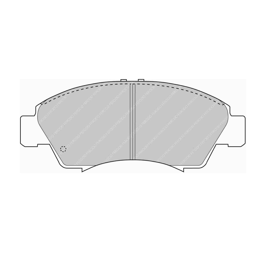 Plaquettes de frein Ferodo DS Performance avant pour HONDA Civic 1.5 i 16V 10.91 - 11.95 étrier AKEBONO - F-DS777P - FDS777 - 3661768790717