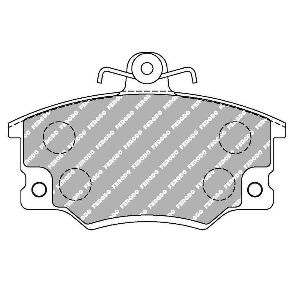 Plaquettes de frein Ferodo DS Performance avant pour ALFA ROMEO 145 1.4 i.e. 07.94 - 12.96 étrier ATE - F-DS370P - FDS370 - 3661768790137