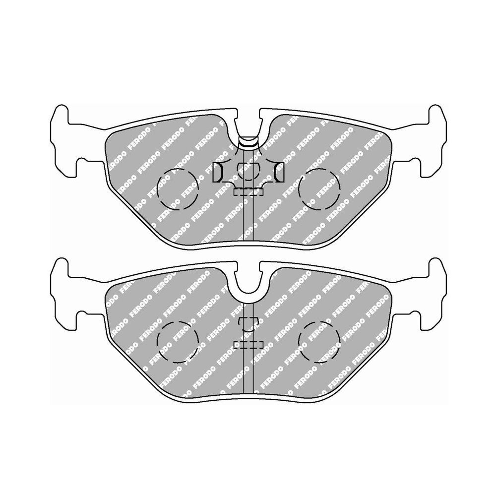 Ferodo DS Performance Bremsbeläge hinten für BMW M3 M3 2.3, M3 EVO I 2.3 07.86 - 06.91 Bremssattel ATE - F-DS578P - FDS578 - 3661768790472