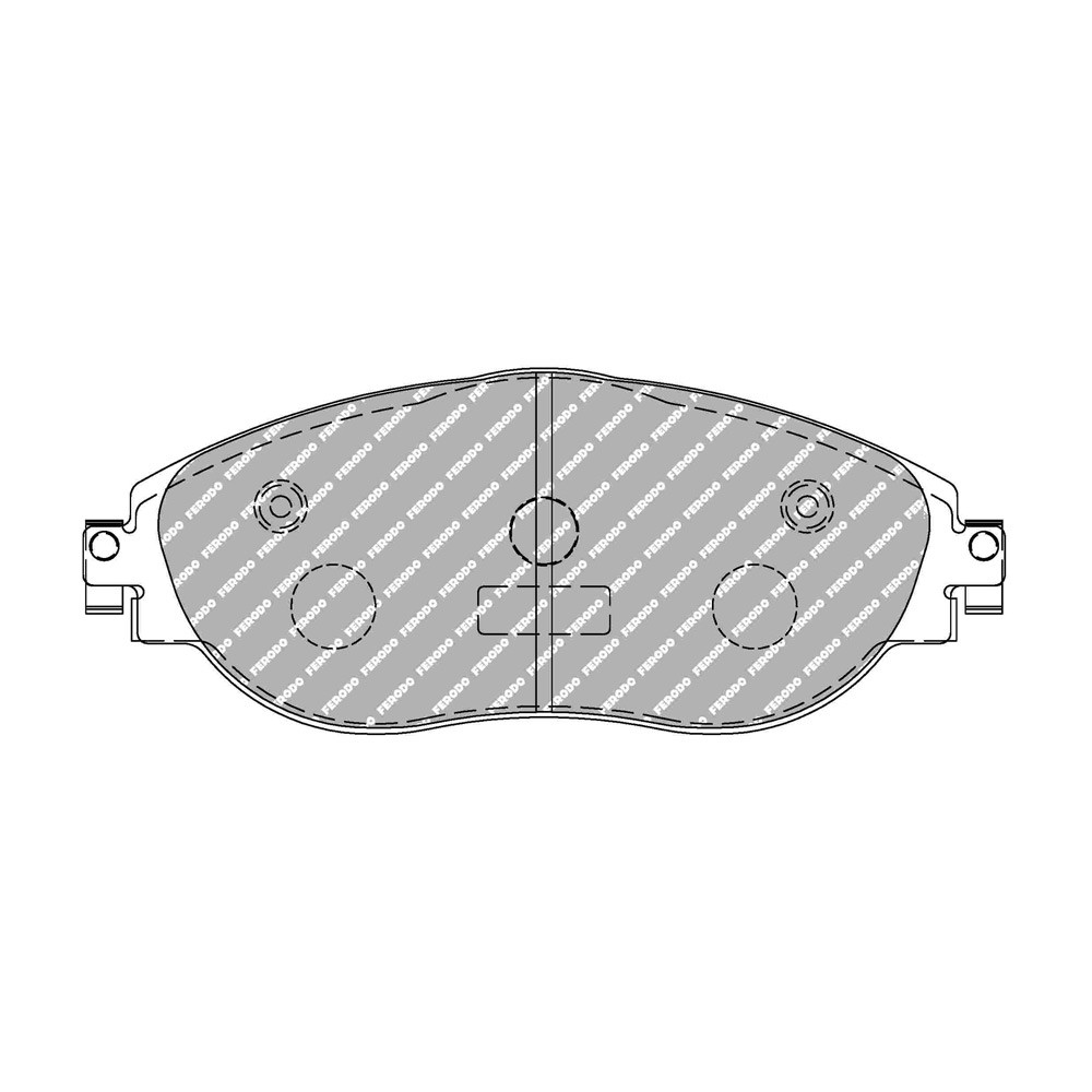 Bremsbeläge Ferodo DS Performance vorne für AUDI A3 S3 quattro 02.13 - LUCAS/TRW Bremssattel - F-DS4425P - FDS4425 - 3661768790311