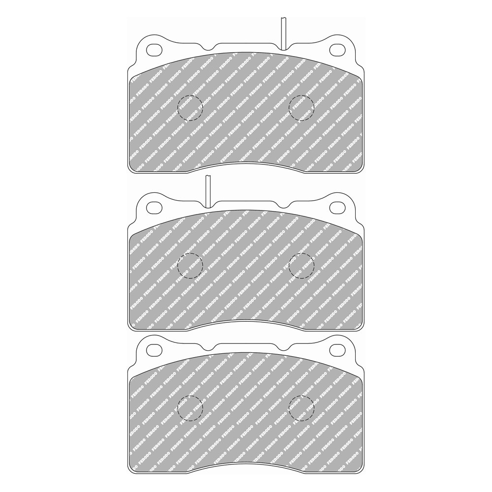 Ferodo DS Performance brake pads front for ALFA ROMEO 147 3.2 GTA 02.03 - 03.10 caliper BREMBO - F-DS1334P - FDS1334 - 3661768789605