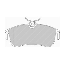 Ferodo DS Performance brake pads front for NISSAN Almera 01. Mai 07.00 -  caliper LUCAS/TRW