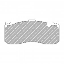 Ferodo DS Performance brake pads front for BMW 1 Series 118 d 09.06 - 09.12 caliper BREMBO