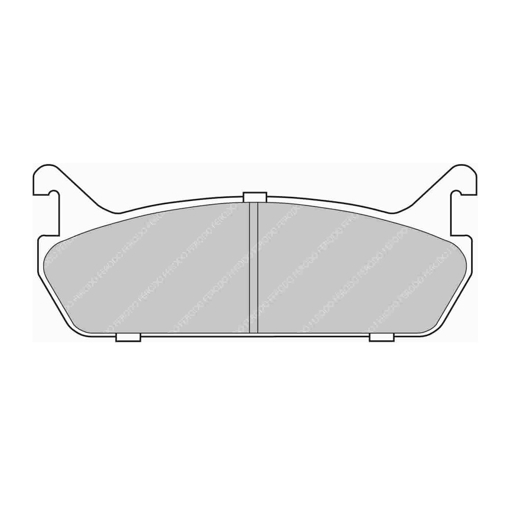Plaquettes de frein Ferodo DS Performance arrière pour DAIHATSU Applause 1.6 16V 06.89 - 07.97 étrier AKEBONO - F-DS654P - FDS654 - 3661768790571