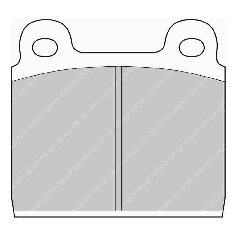 Bremsbeläge Ferodo DS Performance vorne für ALFA ROMEO 1750 1.7 GT 01.68 - 05.72 Bremssattel ATE - F-DS11P - FDS11 - 3661768789438
