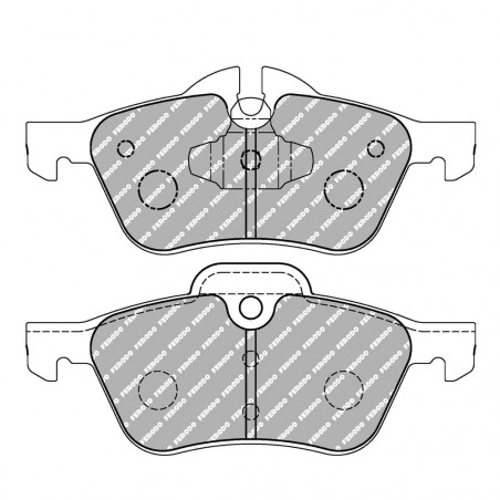 Ferodo DS Performance brake pads front for MINI MINI (R50) 1.4 One D  - TRW Front 06.03 - 09.06 caliper ATE