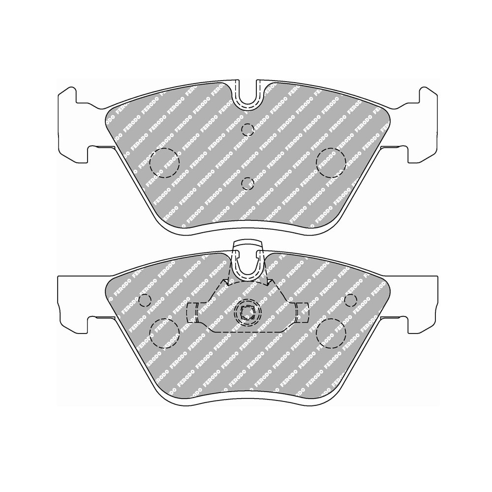 Ferodo DS Performance brake pads front for BMW 1 Series 120d Coupe' 10.07 -  caliper ATE - F-DS1773P - FDS1773 - 3661768790014