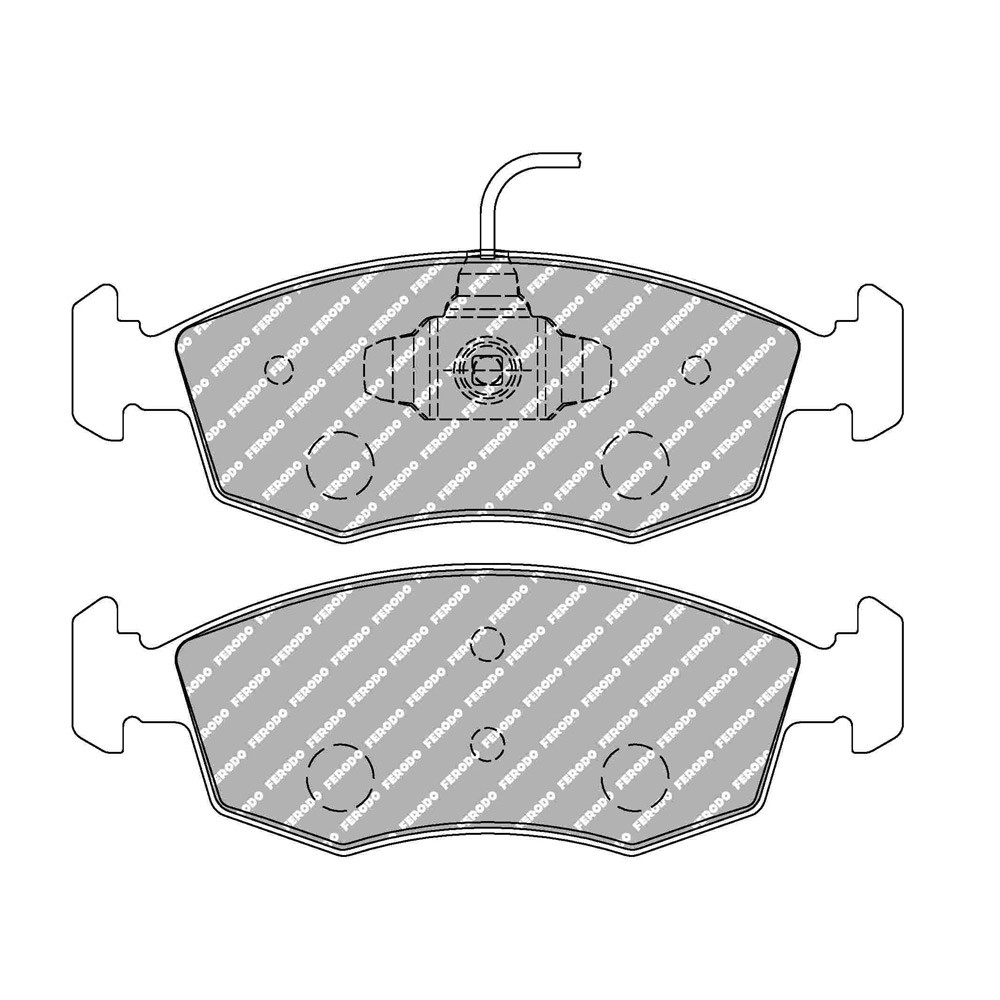 Ferodo DS Performance brake pads FDS4353 DS PERF - F-DS4353P - FDS4353 - 3661768790281