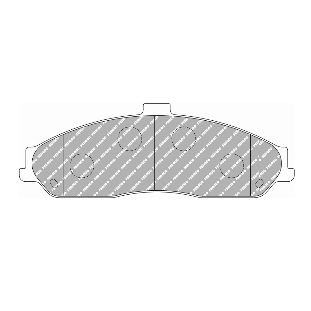 Ferodo DS Performance brake pads front for CHEVROLET Corvette C5 01.97 - 12.01 caliper PBR - F-DSE1553P - FDSE1553 - 3661768790922