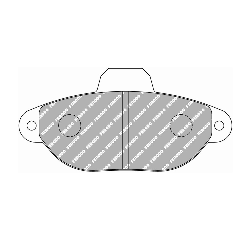 Plaquettes de frein Ferodo DS Performance avant pour FIAT PUNTO 1.7 D 04.94 - 09.97 étrier BENDIX - F-DS925P - FDS925 - 3661768790854