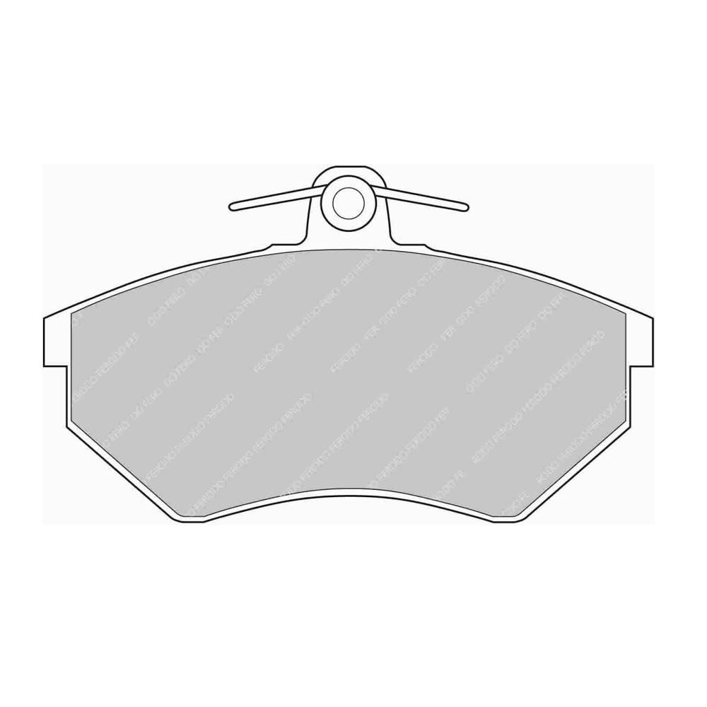 Bremsbeläge Ferodo DS Performance vorne für AUDI 80 1.8 CC quattro, 1.8 GTE quattro 08.84 - 08.86 Bremssattel LUCAS/TRW - F-DS774P - FDS774 - 3661768790687