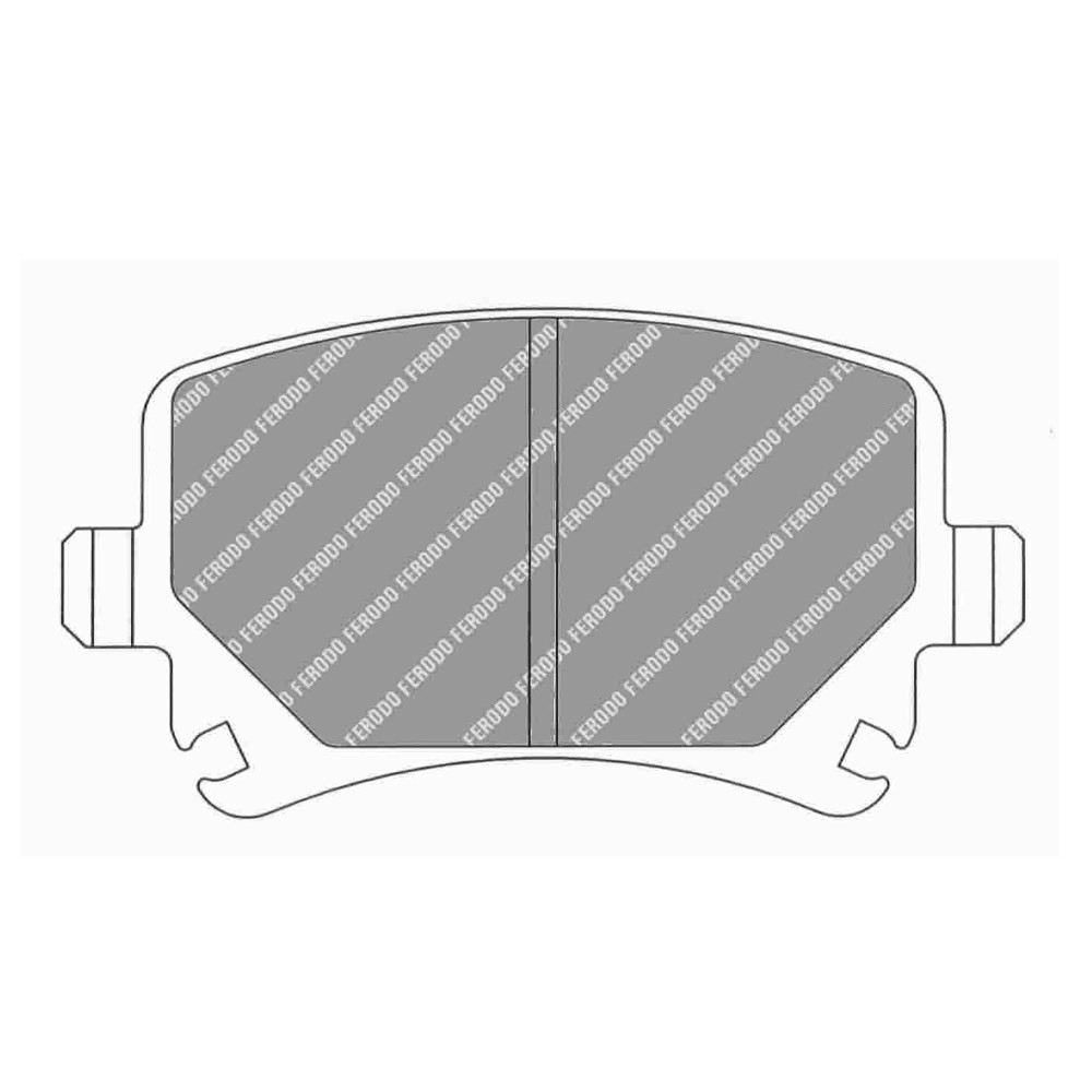 Plaquettes de frein Ferodo DS Performance arrière pour AUDI A3 1.8 TFSI 11.06 - 08.12 étrier LUCAS/TRW - F-DS1636P - FDS1636 - 3661768789902