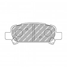 Ferodo DS Performance brake pads rear for SUBARU Forester 2.0 08.97 - 09.02 caliper AKEBONO
