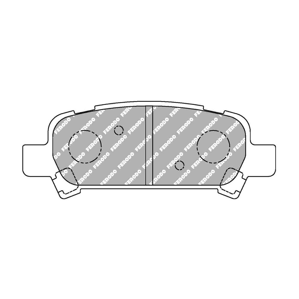 Plaquettes de frein Ferodo DS Performance arrière pour SUBARU Forester 2.0 08.97 - 09.02 étrier AKEBONO - F-DS1333P - FDS1333 - 3661768789599