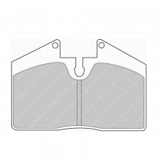 Plaquettes de frein Ferodo DS Performance avant pour FERRARI 348 TB 03. Apr 02.90 - 04.94 étrier ATE