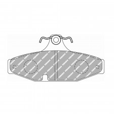 Plaquettes de frein Ferodo DS Performance arrière pour FORD AUSTRALIA Fairlane AUII  , AUIII 01.99 - 12.03 étrier TRW