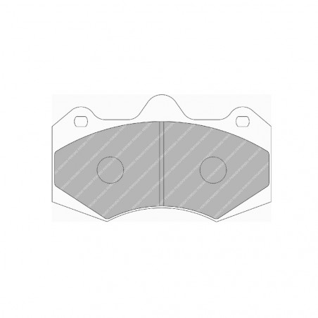 Plaquettes de frein Ferodo DS Performance avant pour HOLDEN Commodore VE 3.6 V6,6.0 V8 01.06 -  étrier AP RACING