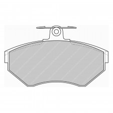 Ferodo DS Performance brake pads front for SEAT Arosa 1.4 i    16V 01.00 - 06.04 caliper LUCAS/TRW