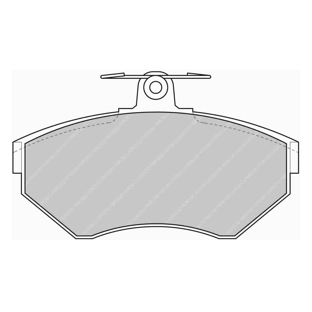 Pastiglie freno anteriori Ferodo DS Performance per SEAT Arosa 1.4 i 16V 01.00 - 06.04 pinza LUCAS/TRW - F-DS1312P - FDS1312 - 3661768789544