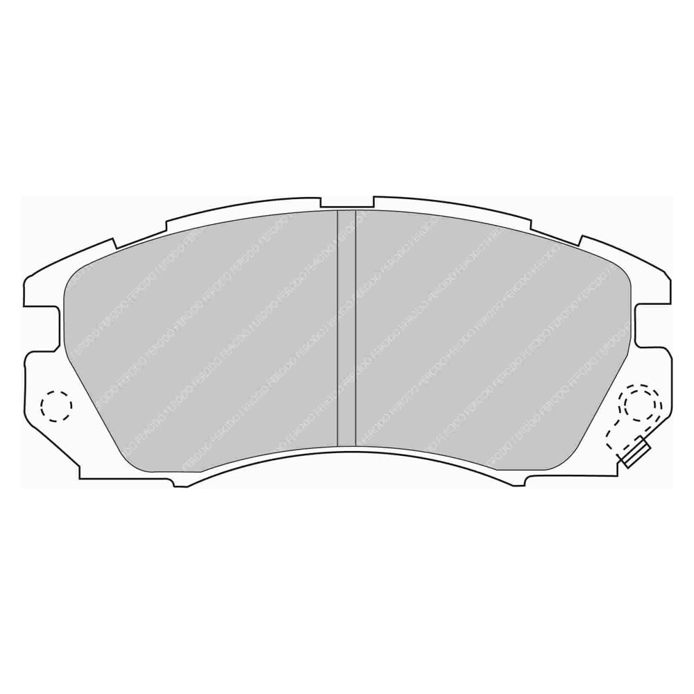 Plaquettes de frein Ferodo DS Performance avant pour SUBARU Forester 2.0 08.97 - 09.02 étrier AKEBONO - F-DS948P - FDS948 - 3661768790861
