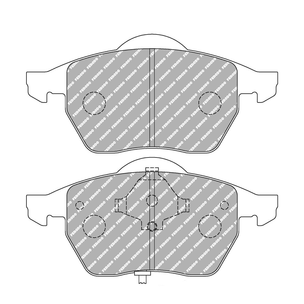 Pastiglie freno anteriori Ferodo DS Performance per AUDI 100 2.0 E 09.91 - 06.94 pinza ATE - F-DS1463P - FDS1463 - 3661768789735