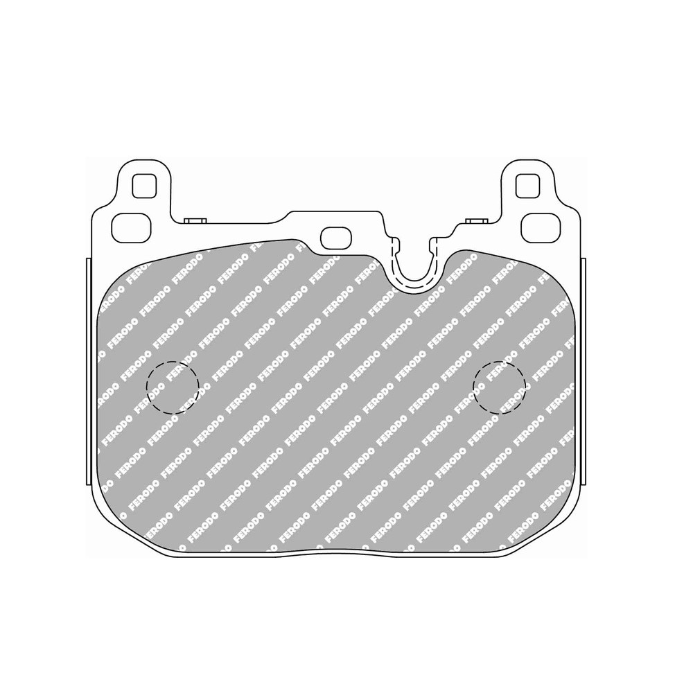 Plaquettes de frein Ferodo DS Performance avant pour BMW 1 Series 114 d 10.12 -  étrier BREMBO - F-DS4611P - FDS4611 - 3661768790373