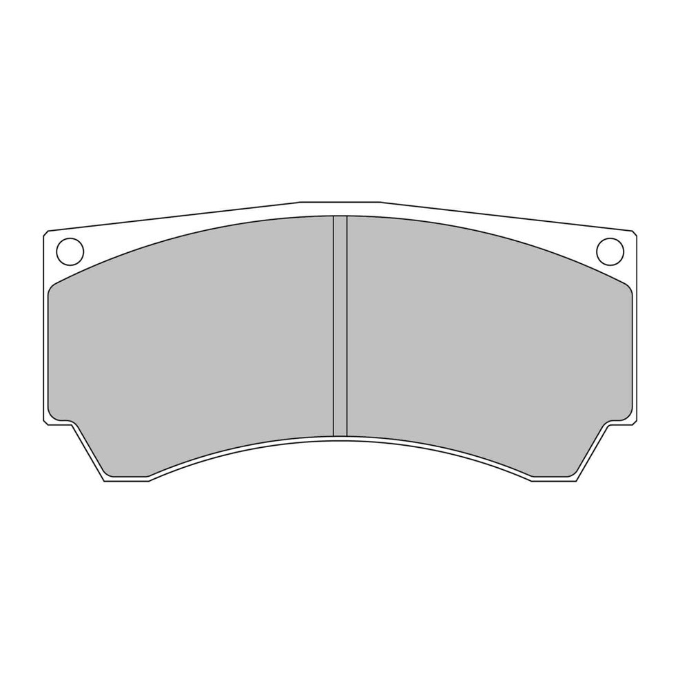 Plaquettes de frein Ferodo DS2500 arrière pour MITSUBISHI Lancer 2.0 Evo VIII - Alcon FQ400 03.04 -  étrier ALCON - F-RP3082H - FRP3082H - 3661768791974