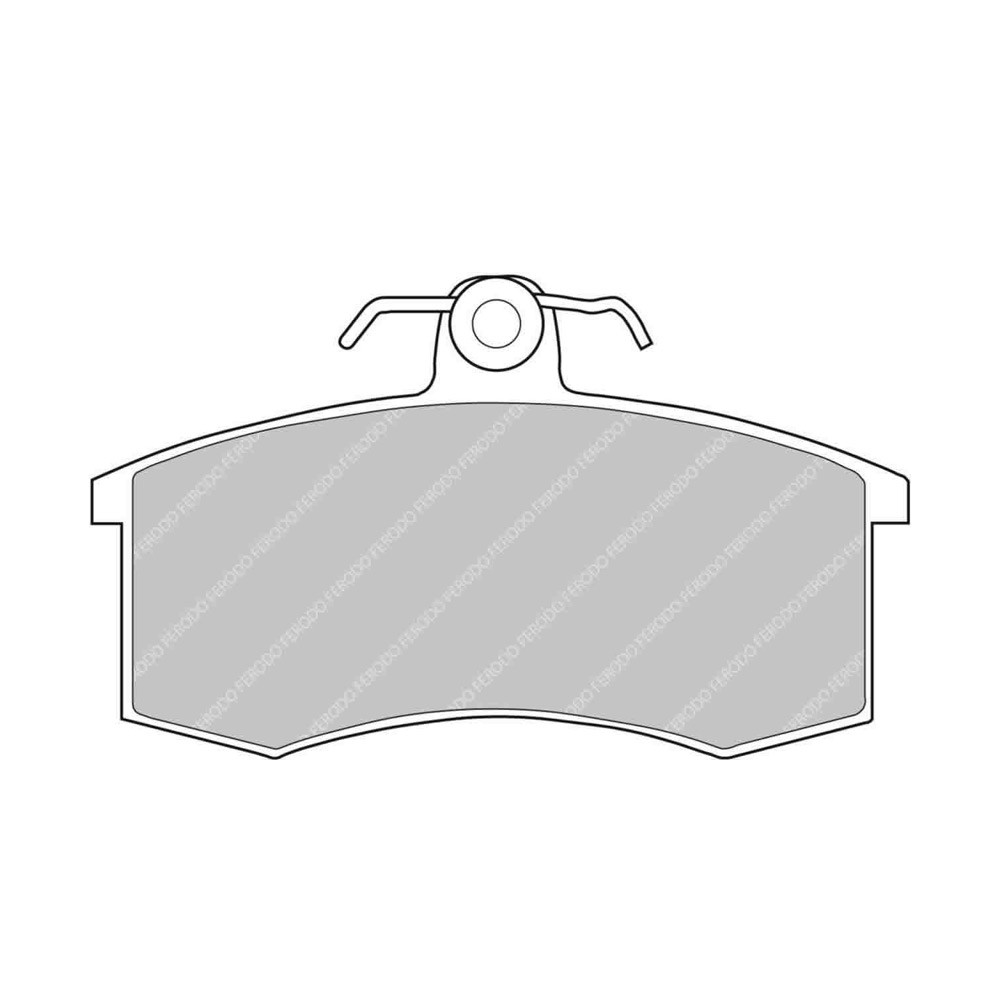 Plaquettes de frein Ferodo DS3000 avant pour LADA Forma 1.1 07.91 -  étrier LUCAS/TRW - F-CP527R - FCP527R - 3661768789056