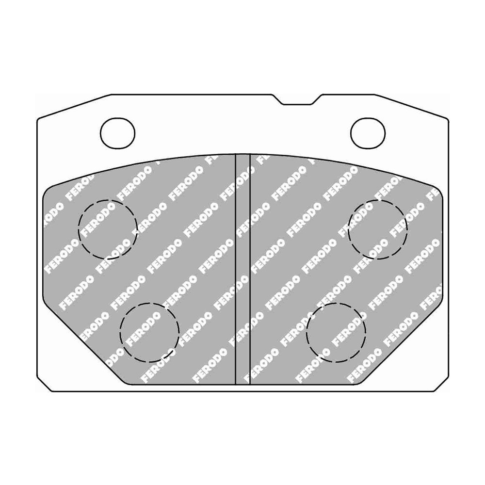 Bremsbeläge Ferodo DS3000 vorne für LADA 1200 1.2 06.72 - 09.86 Bremssattel BENDIX - F-CP96R - FCP96R - 3661768789285