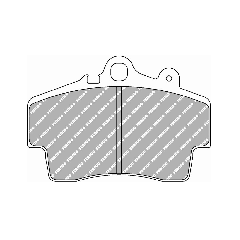 Pastiglie freno anteriori Ferodo DS3000 per PORSCHE Boxster 2.5 09.96 - 08.99 pinza BREMBO - F-CP1307R - FCP1307R - 3661768787557