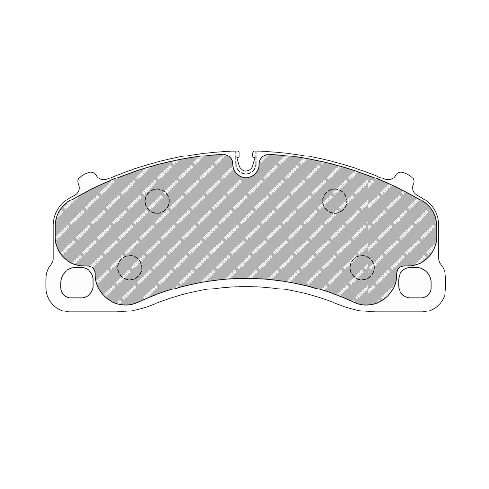 Bremsbeläge Ferodo DS1.11 vorne für PORSCHE 911 3.8 GT3 08.13 - Bremssattel BREMBO - F-CP4664W - FCP4664W - 3661768788653
