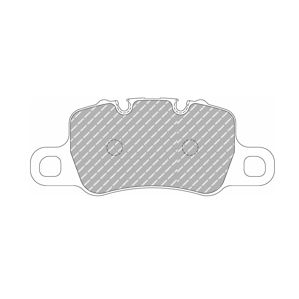 Bremsbeläge Ferodo DS1.11 hinten für PORSCHE 911 3.8 GT3 08.13 - Bremssattel BREMBO - F-CP4665W - FCP4665W - 3661768788691