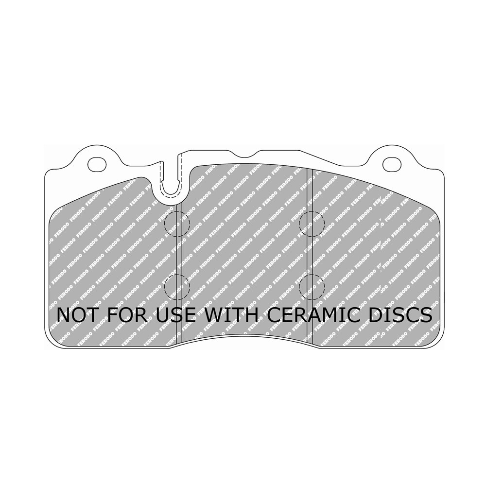 Ferodo DS1.11 brake pads front for CHEVROLET Camaro 6.2L ZL1 01.16 - 12.18 caliper BREMBO - F-CP5030W - FCP5030W - 3661768788936