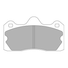 Ferodo DS1.11 brake pads rear for LOTUS Evora 3.5 05.09 -  caliper AP RACING
