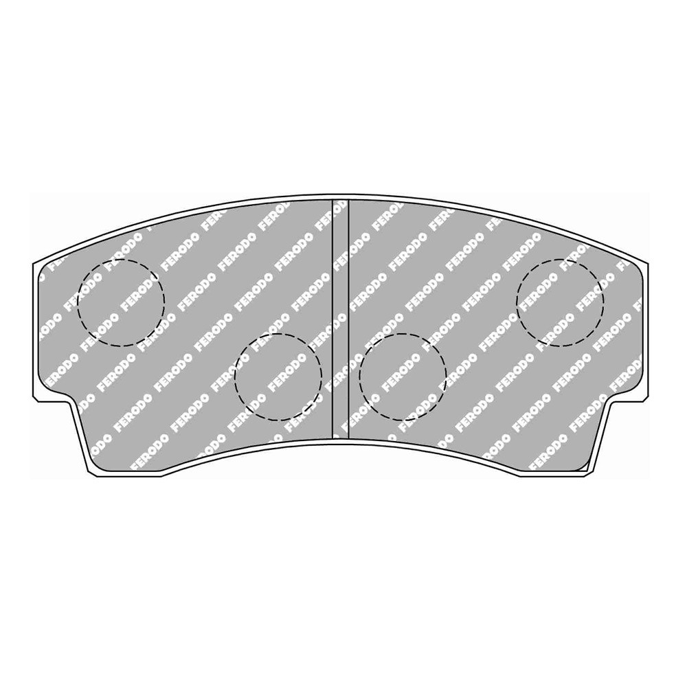 Plaquettes de frein Ferodo DS1.11 avant pour PEUGEOT 206 1.6 XS Coupe 01.02 - - F-RP219W - FRP219W - 3661768791431