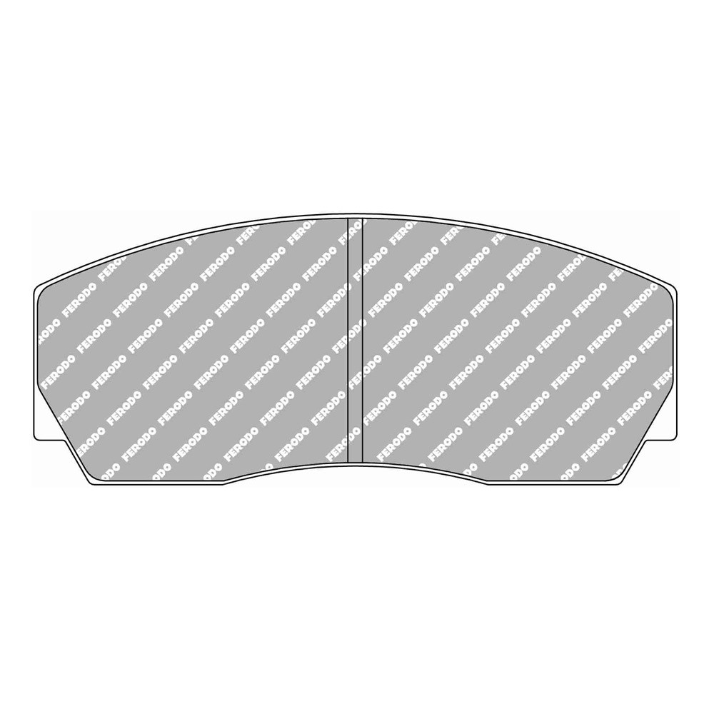 Bremsbeläge Ferodo DS1.11 hinten für CHEVROLET CORVETTE C6.R FIA GT3 01.05 - Bremssattel BREMBO - F-RP212W - FRP212W - 3661768791387