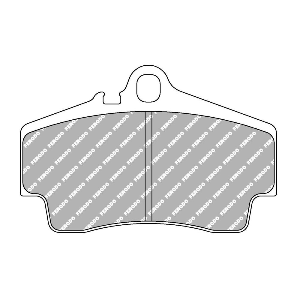 Bremsbeläge Ferodo DS1.11 hinten für AUDI Q7 3.6 FSI 08.06 - 05.10 Bremssattel BREMBO - F-CP1308W - FCP1308W - 3661768787588